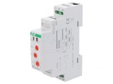 Timer SPDT 0,1s-24zile 12-264V AC/DC pentru șină DIN