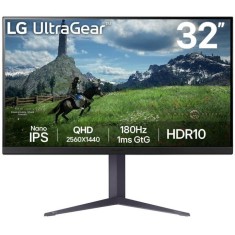 Monitor LED LG Gaming UltraGear 32GS85Q-B 31.5 inch QHD IPS 1 ms 180 Hz HDR FreeSync &amp;amp; G-Sync Compatible