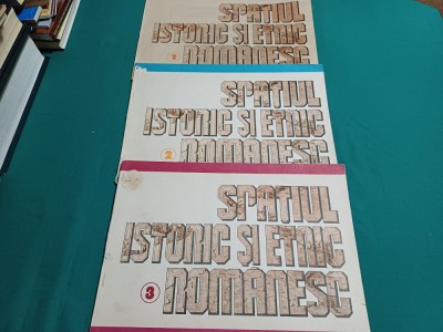 SPAȚIUL ISTORIC ȘI ETNIC ROM&amp;Acirc;NESC * 3 VOL / 1992 *02 foto