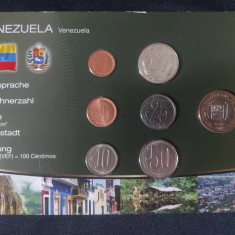 Seria completata monede - Venezuela 2007 , 7 monede UNC