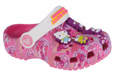 Papuci flip-flop Crocs Hello Kitty and Friends Classic Clog 208025-680 Roz foto