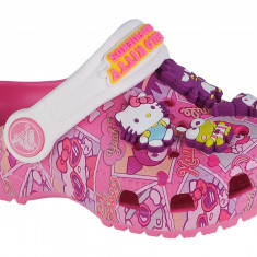 Papuci flip-flop Crocs Hello Kitty and Friends Classic Clog 208025-680 Roz