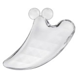 Cumpara ieftin Piatra pentru masaj facial, 11.2 x 7 cm, rasina naturala, transparent