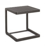 Cumpara ieftin Set 2 masute aluminiu gri antracit Konnor 40x40x45 cm
