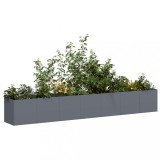 Cumpara ieftin Jardinieră Antracit 280x40x40 cm Oțel laminat la rece