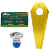 Set 30 Lame Titan pentru Robot de Tuns Gazonul &ndash; Compatibile cu BOSCH INDEGO B-TB-1
