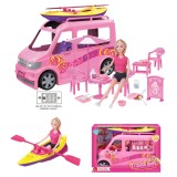 Rulota pentru Papusi cu Lumini si Sunete, Papusa si Accesorii, Set Joaca Copii 3+, 30cm (marime mare)