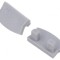 Obturator Argintiu pentru Profil LED - Set 10 Buc.