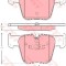 Set placute frana,frana disc MERCEDES S-CLASS Cupe (C216) (2006 - 2013) TRW GDB1674