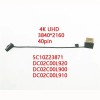 Cablu video LVDS Laptop, Lenovo, ThinkPad T15g Gen 1 Type 20UR, 20US, 5C10Z23871, DC02C00L900, DC02C00L910, DC02C00L920, GP540 UHD EDP, 4K, 40 pini