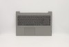 Carcasa superioara cu tastatura palmrest Laptop, Lenovo, ThinkBook 15p IMH Type 20V3, 5CB1B07610, AP1SC000300, iluminata, Miral Grey, layout US