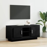 vidaXL Cabinet TV Stejar Negru 102 x 35 x 45 cm Lemn compozit 880533