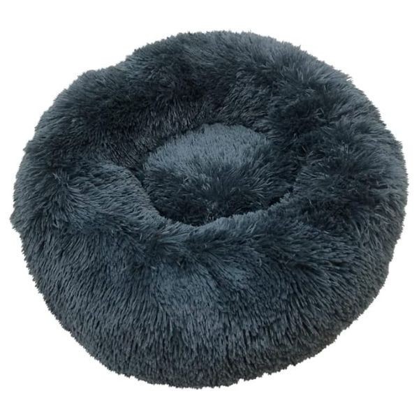 Pat Rotund din Plus, Imblanit, Suprafata Antiaderenta, Materiale Soft, Diametru 40 cm, Marimea S, Gri