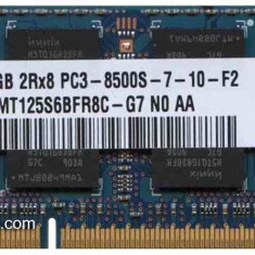 Memorii Laptop Hynix 2GB DDR3 8500S 1066Mhz CL7 HMT125S6BFR8C