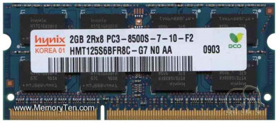 Memorii Laptop Hynix 2GB DDR3 8500S 1066Mhz CL7 HMT125S6BFR8C foto