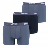 Boxerii Levi&#039;s Boxer 3 Pairs Briefs 37149-0668 albastru marin