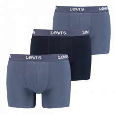 Boxerii Levi&amp;#039;s Boxer 3 Pairs Briefs 37149-0668 albastru marin foto