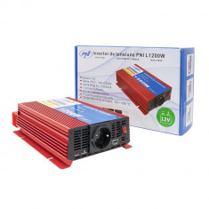 Resigilat : Invertor de tensiune PNI L1200W alimentare 12V iesire 230V foto