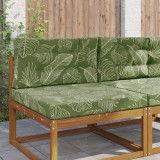 vidaXL Perna pentru canapea de exterior 2 pcs Design cu frunze 900860