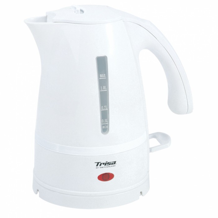 Fierbator electric Trisa Aqualino 6410.70, Capacitate 1L, Alb, 2000W - NOU