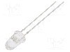 Dioda LED, 5mm, verde albastrui, 35000...40000mcd, 20mA, 3,1...3,6V, OPTOSUPPLY - OSG3DA5201A