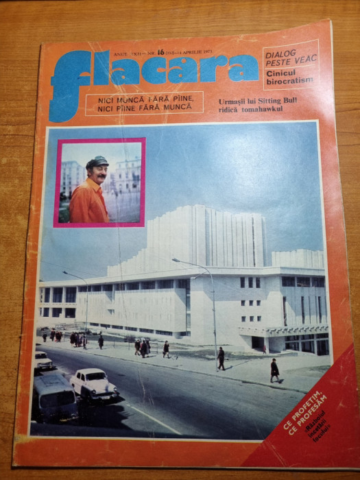 flacara 14 aprilie 1973-hunedoara,autoturismul aro,ilie nastase,gheorghe zamfir