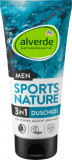 Alverde Naturkosmetik MEN Gel de duș sport 3 in 1, 200 ml