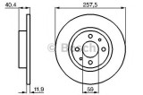 Disc frana FIAT PUNTO Cabriolet (176C) (1994 - 2000) BOSCH 0 986 478 343