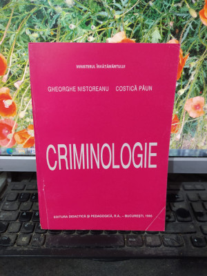 Criminologie, Gheorghe Nistoreanu, Costică Păun, București 1995, 165 foto