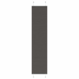 vidaXL Jaluzea plisată negru 45x200 cm Lățime țesătură 44,4cm poliester