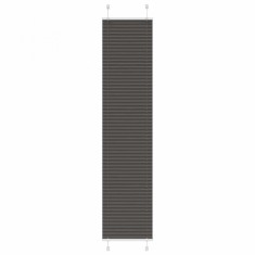 vidaXL Jaluzea plisată negru 45x200 cm Lățime țesătură 44,4cm poliester 4015149