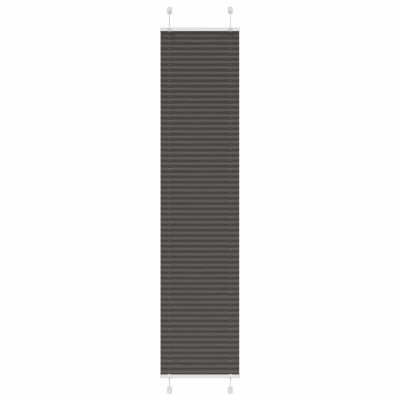 vidaXL Jaluzea plisată negru 45x200 cm Lățime țesătură 44,4cm poliester 4015149 foto