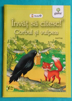 Invat sa citesc Corbul si vulpea ( carte pentru copii ) foto
