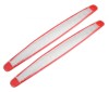Set 2x Banda Protectie Bara si Portiera Auto Universala, Transparenta, PVC Durabil, Anti-Zgarieturi si Impact, Autoadeziva, Montaj Rapid, 40x5.2 cm, S