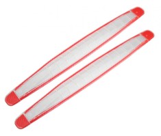 Set 2x Banda Protectie Bara si Portiera Auto Universala, Transparenta, PVC Durabil, Anti-Zgarieturi si Impact, Autoadeziva, Montaj Rapid, 40x5.2 cm, S