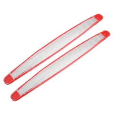 Set 2x Banda Protectie Bara si Portiera Auto Universala, Transparenta, PVC Durabil, Anti-Zgarieturi si Impact, Autoadeziva, Montaj Rapid, 40x5.2 cm, S