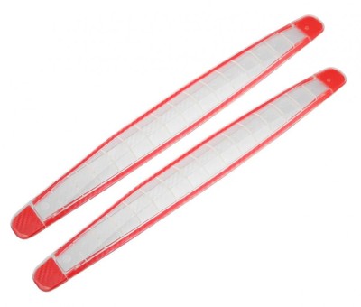 Set 2x Banda Protectie Bara si Portiera Auto Universala, Transparenta, PVC Durabil, Anti-Zgarieturi si Impact, Autoadeziva, Montaj Rapid, 40x5.2 cm, S foto