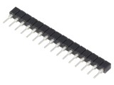Soclu SIP16 THT 2,54mm Placare Aurită