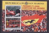 AUTOMOBILISM SAN MARINO CAMPIONATUL MONDIAL F1 - FERRARI 2000 COLITA MNH, Sport, Nestampilat