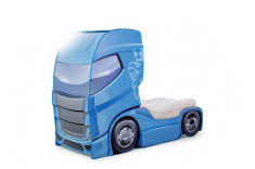 Pat camion tineret Duo Scania+1 Albastru foto