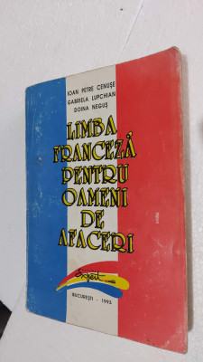 LIMBA FRANCEZA PENTRU OAMENI DE AFACERI CENUSA ,NEGUS LUPCHIAN foto