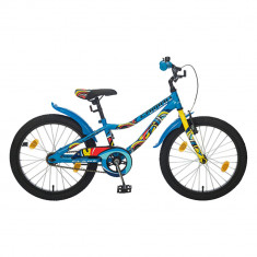Bicicleta Copii Caiman Flare - 20 Inch, Albastru foto