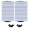 Set 2 Parasolare Ajustabile pentru Parbriz/ Luneta 40-70 cm din Aluminiu si Fixare cu Ventuze pentru Parbriz si Luneta