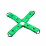 Sistem Imobilizare Erotica Tip Hogtie Electra, Verde Neon, NS Toys