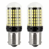 Bec Led 144SMD 4SMD 1860 12/24V Pozitie frana marsarier semnalizare P21W R10W R5W 1156 BA15s Canbus 2buc - Alb