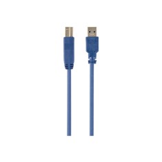 Gembird CCP USB3 AMBM 10 Cablu USB 3.0 High End USB A la USB B, 3m, albastru