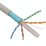 Cablu FTP, cat 6E, CUPRU 100%, manta LSZH 305m - ELAN ELN-FTP-6-CU SafetyGuard Surveillance