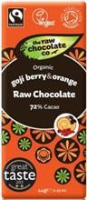Ciocolata Raw Goji si Portocale Paradisul Verde 44gr Cod: 5060135240615 foto