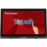 Monitor LED Touchscreen VIewSonic TD1630-3, 15.6inch, 1366x768, 12ms, Black