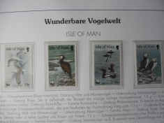Man -Fauna ,pasari,wwf-serie completa -nestampilate foto